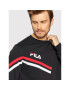 Fila Mikina Zeitz FAM0088 Čierna Relaxed Fit - Pepit.sk