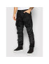 G-Star Raw Bavlnené nohavice Cargo D20621-C526-A810 Čierna Straight Fit - Pepit.sk