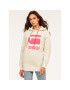 G-Star Raw Mikina Boyfriend Diamond Line Graphic Hooded D16236-A613-971 Sivá Loose Fit - Pepit.sk