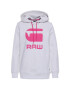 G-Star Raw Mikina Boyfriend Diamond Line Graphic Hooded D16236-A613-971 Sivá Loose Fit - Pepit.sk