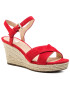 Geox Espadrilky D Soleil A D92N7A 00021 C7452 Červená - Pepit.sk