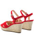 Geox Espadrilky D Soleil A D92N7A 00021 C7452 Červená - Pepit.sk