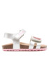 Geox Sandále B Sandal Chalki Girl B352RA0NFKCC0566 M Strieborná - Pepit.sk