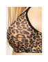 Gossard Podprsenka s kosticami Glossies Leopard 13101 Hnedá - Pepit.sk