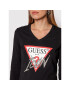 Guess Blúzka Icon W1BI21 J1311 Čierna Regular Fit - Pepit.sk