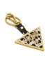 Guess Prívesok Leather Triangle Keyring RW7420 P2201 Zlatá - Pepit.sk