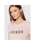 Guess Tričko Kimetz W1BI06 JA911 Ružová Regular Fit - Pepit.sk