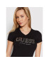 Guess Tričko W2GI05 J1300 Čierna Regular Fit - Pepit.sk