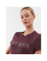 Guess Tričko W3BI34 J1314 Bordová Regular Fit - Pepit.sk