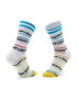 Happy Socks Ponožky Vysoké Unisex ATHAP29-1300 Biela - Pepit.sk