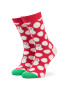 Happy Socks Ponožky Vysoké Unisex BDS01-4300 Červená - Pepit.sk