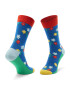 Happy Socks Ponožky Vysoké Unisex BOU01-6300 Modrá - Pepit.sk