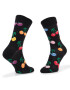 Happy Socks Ponožky Vysoké Unisex CHE01-9002 Čierna - Pepit.sk