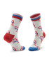 Happy Socks Ponožky Vysoké Unisex DOL01-1300 Biela - Pepit.sk