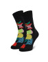 Happy Socks Ponožky Vysoké Unisex FRU01-9300 Čierna - Pepit.sk