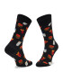 Happy Socks Ponožky Vysoké Unisex HAM01-9050 Čierna - Pepit.sk