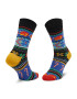 Happy Socks Ponožky Vysoké Unisex HHS01-6300 Modrá - Pepit.sk