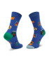 Happy Socks Ponožky Vysoké Unisex SHAR01-6300 Modrá - Pepit.sk