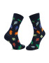 Happy Socks Ponožky Vysoké Unisex SLEA01-6501 Čierna - Pepit.sk