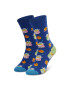 Happy Socks Ponožky Vysoké Unisex TOS01-6300 Modrá - Pepit.sk