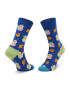 Happy Socks Ponožky Vysoké Unisex TOS01-6300 Modrá - Pepit.sk