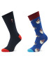 Happy Socks Súprava 2 párov vysokých ponožiek unisex XCCC02-6500 Farebná - Pepit.sk