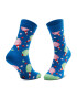 Happy Socks Súprava 2 párov vysokých ponožiek unisex XSNA02-6300 Čierna - Pepit.sk