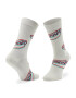 Happy Socks Súprava 2 párov vysokých ponožiek unisex XTDS02-6500 Biela - Pepit.sk