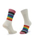 Happy Socks Súprava 3 párov vysokých ponožiek unisex XPRD08-1300 Biela - Pepit.sk