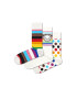 Happy Socks Súprava 3 párov vysokých ponožiek unisex XPRE08-1300 Farebná - Pepit.sk