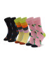 Happy Socks Súprava 3 párov vysokých ponožiek unisex XTHR08-0200 Ružová - Pepit.sk