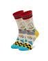 Happy Socks Súprava 4 párov vysokých ponožiek unisex XDNY09-0200 Čierna - Pepit.sk