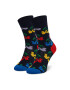 Happy Socks Súprava 4 párov vysokých ponožiek unisex XDNY09-0200 Čierna - Pepit.sk