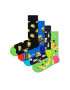 Happy Socks Súprava 4 párov vysokých ponožiek unisex XYUM09-0200 Farebná - Pepit.sk