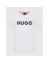 Hugo Tričko Dulivio 50467556 Biela Regular Fit - Pepit.sk