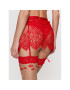 Hunkemöller Podväzkové pásy Lace Garter 200340 Červená - Pepit.sk