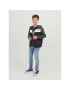 Jack&Jones Junior Prechodná bunda 12200453 Zelená Regular Fit - Pepit.sk