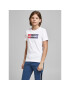 Jack&Jones Junior Tričko 12152730 Biela Regular Fit - Pepit.sk