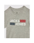 Jack&Jones Junior Tričko Corp Logo 12152730 Sivá Regular Fit - Pepit.sk