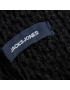 Jack&Jones Komínový šál Waffle Knit 12127829 Čierna - Pepit.sk