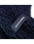 Jack&Jones Komínový šál Waffle Knit 12127829 Tmavomodrá - Pepit.sk