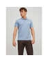 Jack&Jones Polokošeľa Archie 12228843 Modrá Regular Fit - Pepit.sk