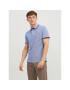 Jack&Jones Polokošeľa Paulos 12136668 Modrá Slim Fit - Pepit.sk