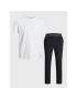 Jack&Jones Pyžamo Basic 12221859 Biela Regular Fit - Pepit.sk