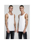 Jack&Jones Súprava 2 tank topov Basic 12133910 Biela Regular Fit - Pepit.sk