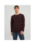 Jack&Jones Sveter 12157321 Bordová Regular Fit - Pepit.sk