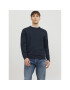 Jack&Jones Sveter Albert 12236792 Tmavomodrá Regular Fit - Pepit.sk