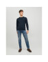 Jack&Jones Sveter Albert 12236792 Tmavomodrá Regular Fit - Pepit.sk