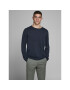 Jack&Jones Sveter Leo 12174001 Tmavomodrá Regular Fit - Pepit.sk