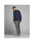 Jack&Jones Sveter Leo 12174001 Tmavomodrá Regular Fit - Pepit.sk